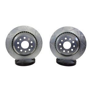 Jeep Gladiator JT Brake Rotors (2) - Rear - Baer Brakes - Slot/Zinc Finish - `20-`64